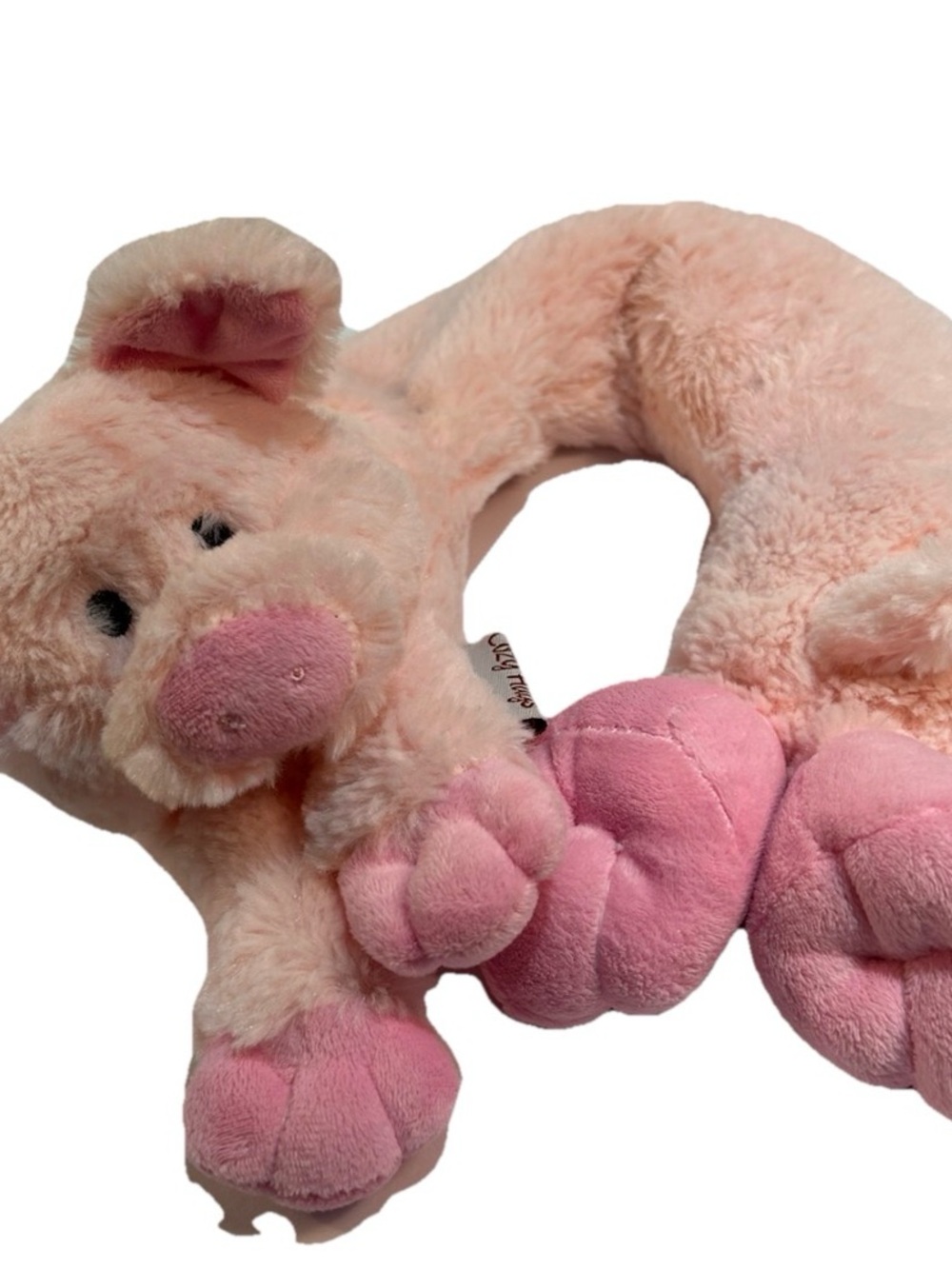 Cozy Hugs Pig Plush Farm Animal Neck Wrap microwaveable Heatable